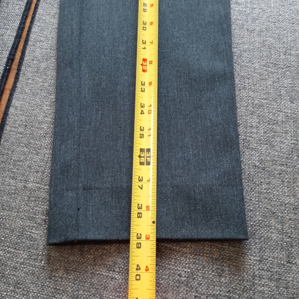 Holt Renfrew Straight Leg Pants In Dark Gray - Picture 9 of 10